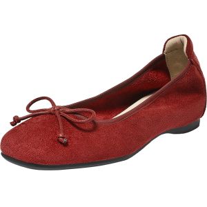 Agsdon | Red Bow Ballet Flats