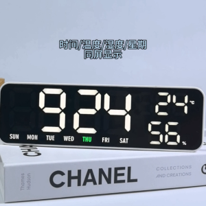 3Life นาฬิกาอิเล็กทรอนิกส์ดิจิตอลนาฬิกาปลุกวันที่อุณหภูมิ Snooze โหมดเงียบ 12/24 ชั่วโมงโหมดสวิทช์เครื่องวัดอุณหภูมิความชื้น