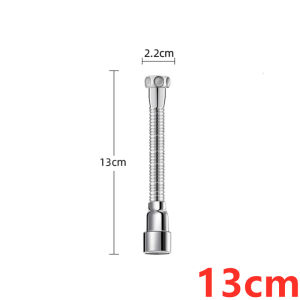 Universal Stainless Steel Faucet Extender with Anti-splash Head Nozzle Aerator And Extension Hose for Kitchen Sink