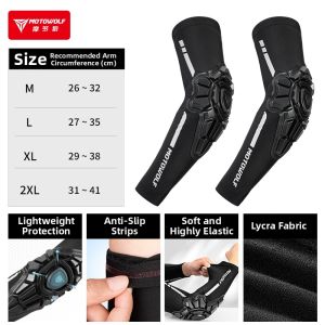 Motowolf | UV Protection Sunscreen Anti-fall Motorcycle Riding Arm Sleeves and Gloves