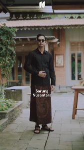 Sarung Batik Nusantara Motif Aruna Sarung Dewasa Pria Motif Batik Sarung Traveling Pria Bahan Polymicro Premium Mudah Dilipat dan Praktis Dibawa Cocok Untuk Dewasa Dan Anak