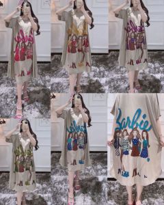 DRESS LADY ZIGZAG JUMBO RAYON PREMIUM/DASTER VIRAL/DASTER KEKINIAN