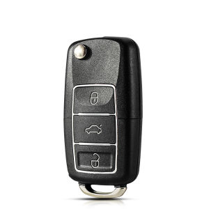 KEYYOU For Volkswagen For VW Golf 4 5 6 7 Jetta Passat CC Tiguan Polo Beetle Skoda Flip Remote Key Shell Fob 3 Buttons Car Key