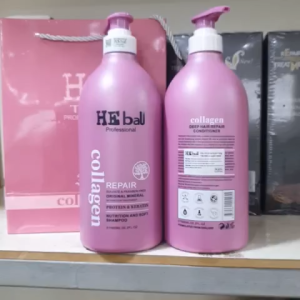 Dầu Xả HE BAU 1000ml kiềm dầu dầu gội xả he hồng thơm nước hoa phục hồi tóc hư tổn 1000ml