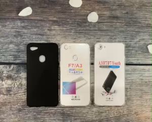 Ốp lưng Oppo A3/ F7/ F7 Youth chống sốc và dẻo đen viền cam gồ ốp cao cấp bền đẹp