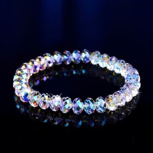 Sweet Crystal Simulated Beads Bracelet for Women Korean Style Simple Forest System Student Jewelry Hand Chain Fashion Accessory