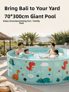 CHEORLIAN | Portable Folding Kids Play Pool 1m