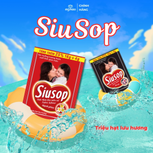 Nước Xả Vải Triệu Hạt Lưu Hương Siusop | Tiết Kiệm Và Tiện Lợi | Gói 20G x 120/160 GÓI