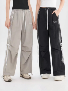 SANFU | Ballet Style Bowtie Tie Loose Wide-leg Casual Pants