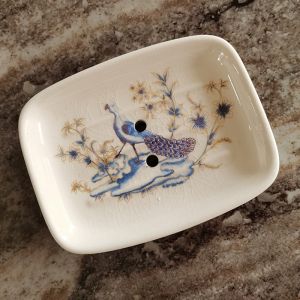 Elegant European Large Ceramic Soap Dish Drainage Creative American Style Hand Washing Basin Soap Tray Handmade Artwork