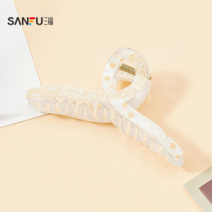 Sanfu Hair Claw Clip Shark Style Solid Color Versatile Daily Personalized Hair Accessories Headwear Fashionable Hairpins