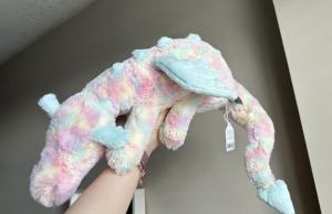 New essential for fans plush footballDaspletosaurus Graduation Gift Shy Bonnie Rabbit Holding Birthday Cake Plush Bathrobe Bear