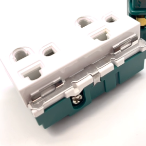 ปลั๊กกราวด์คู่รุ่นเก่า เต้ารับคู่ LEI-005(PC) พร้อมส่งจากไทย ได้มาตราฐาน มอก.