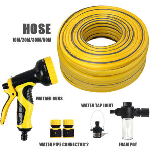 50m 30m 20m 10m Garden Hose Water spray gun Multi function Multiple mode adjustment Water Pipe PVC