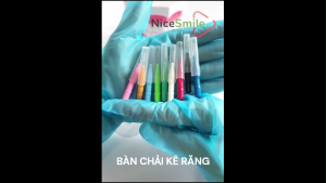HỘP 40 CÂY - Bàn chải kẽ răng Bàn chải chỉnh nha Bàn chải làm sạch kẽ răng Bàn chải đánh răng