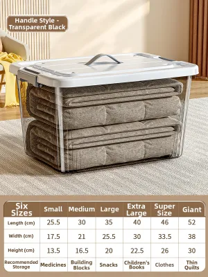 XINGYOU | Transparent High Capacity Storage Box