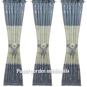 korden kupu kupu iket Vita spiral jendela minimalis kombinasi bahan tebal