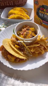 Taco Shells 5.5 Inch (แผ่นแป้งทาโก้เชลล์ขนาด 5.5 นิ้ว)