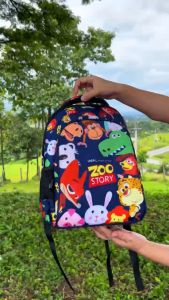 กระเป๋านักเรียน UEK รุ่น Polyester 13 นิ้ว (L) กระเป๋าเด็กประถม กระเป๋าเป้เด็กแฟชั่น ผ้ากันน้ำ