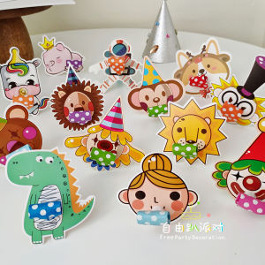 Childrens Birthday Party Blow Dragon Cartoon Bear Dinosaur Animal Whistle Boys Girls Atmosphere Props Festive Supplies Gifts