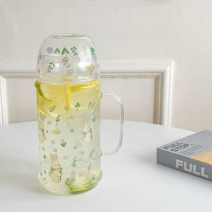 Stylish High Heat Resistant Tea Brewing Cold Water Pitcher Glass