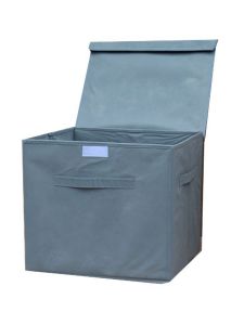 Large Size Foldable Storage Box Cover Pure Color Toy Organizer Closet Storage Box Dormitory Sorting Box Japanese Style Paper Material