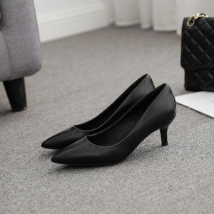Comfortable Work Shoes for Women Soft Bottom Pointed Toe High Heels Commute Front Desk Job Shoes Fashionable Office Footwear