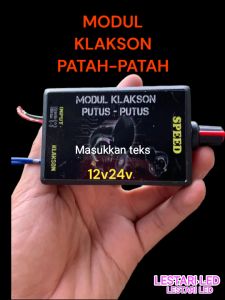 Modul klakson putus putus 24volt sudah pakai potensio pengatur kecepatan