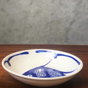 Piring Cekung Kue Lontar Ikan Vintage 23 cm Isi 1