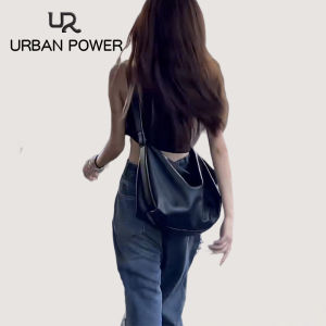 URBAN POWER Womens Crossbody Bag Wide Strap Soft Leather Single Shoulder Commuter Large Capacity Tote Bag Casual Versatile