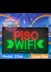 RAINBOW BRIDGE PISO WIFI - LED SIGNAGE (New-Small-Large) #SIZE: W48cm & W60cm BIG #9921