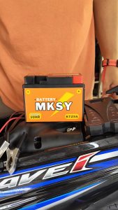 แบตเตอรี่ M SLAZ แบตเตอรี่แห้ง เอ็มสแลช ยี้ห้อ KTZ 5S12V มาตรฐานส่งออก แบตพร้อมใช้งาน mslaz