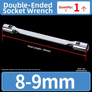 JINJUNTAI | Universal Adjustable Socket Wrench Ratchet Auto Repair Tool