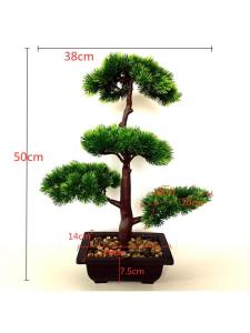 FENGHONGTAO | Large Imitation Pine Tree Pot Plant Ornament