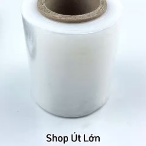 Màng PE trong 10cm trọng lượng 400gram lõi giấy 55gram