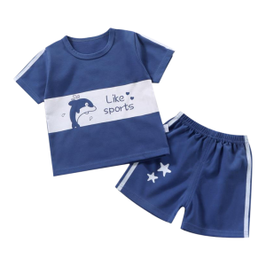 LIULVCHENGHUANG | Casual Light Breathable Cotton Short Sleeve Sports Set