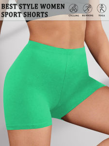 Super Soft Biker Shorts For Women No See Through Workout Running Yoga Athletic Shorts 2"Inseam