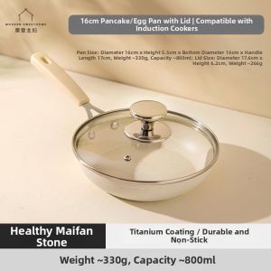 MODERN SWEETHOME | Titan Stone Non-Stick Healthy Cooking Pan
