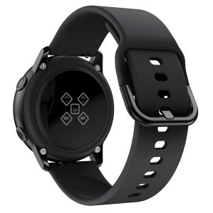 Dây Đeo Đồng Hồ Silicon Thể Thao Đa Năng 20/22mm Dành Cho Samsung Galaxy Watch 6 5 4 Pro Classic Huawei GT4 GT2 GT3 45mm 40/44mm 42/46mm Khóa Kim Loại