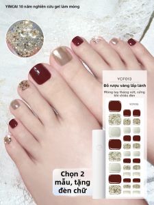 YINCAI | Dải Dán Móng Chân Bán Chín UV 32 Miếng