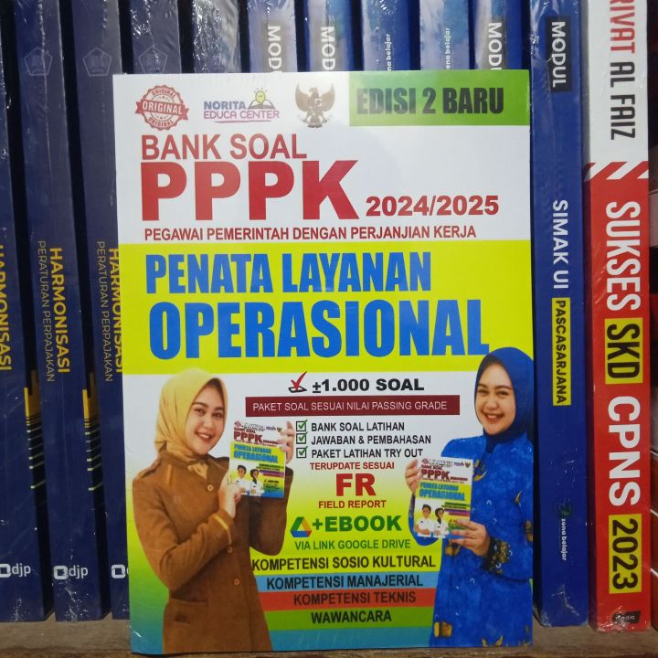 Buku Bank Soal PPPK Penata Layanan Operasional 2024/2025 | Lazada Indonesia