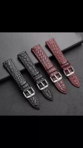 Brown Black Leather Watch Band Crocodile Skin Bracelets Men Women Watch Strap 10/12/13/14/16/18/19/20/21/22mm Gold Buckle Belts