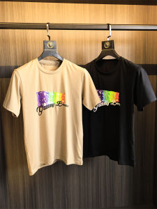 Skin-friendly Pure Cotton round Neck Short Sleeve T-shirt Mens Versatile Breathable Summer Fashion Urban Style Basic Solid Color