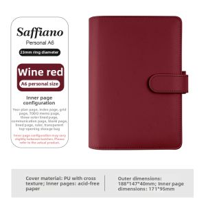 Filofax | Saffiano Faux Leather Loose-leaf Planner