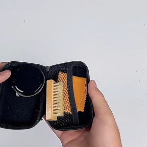 Portable Leather Shoe Shine Kit Genuine Leather Maintenance Cleaning Tool For Boots  Everyday Care