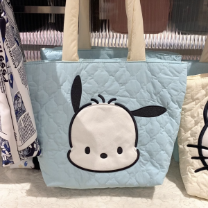 Authentic Parcha Dog Sanrio Clow M Hellokitty Cinnamoroll Babycinnamoroll Plush Bag Work Clothing Satchel Tote Bag