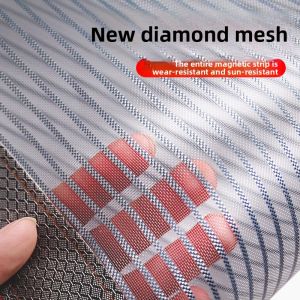 MONLEYTA | Mosquito-Repelling Door Curtain with Full Magnetic Strip and Magic Tape