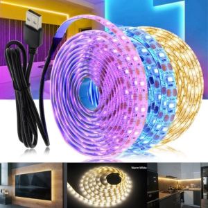 5V LED Strip Light: Flexible USB Light for TV Background Room Decor