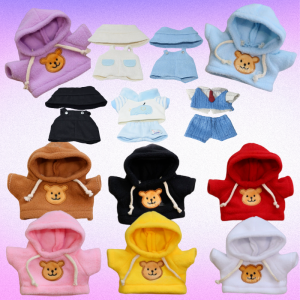 อะนิเมะ Lafufu ตุ๊กตาเสื้อผ้าแฟชั่น Capybara ตุ๊กตาของเล่นตุ๊กตาเสื้อผ้าอุปกรณ์เสริม 15/17 ซม.ตุ๊กตา Plush Universal