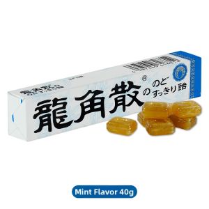 Ryukakusan | Mint Citrus Lychee Honey Ginger Flavored Herbal Sore Throat Candy